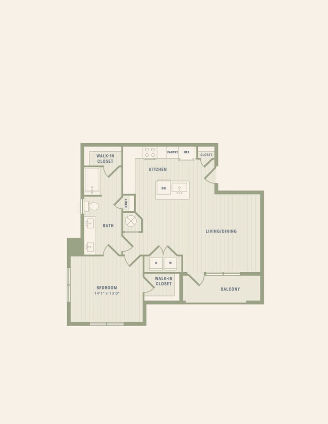Unit 07302 floor plan